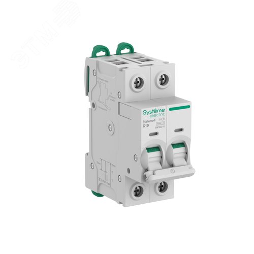 Выключатель автоматический (АВ) C 10A 2P 6kA 400В Systeme9
