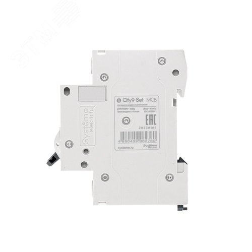 Выключатель автоматический однополюсный 16А B 4.5kA 230В City9 Set
