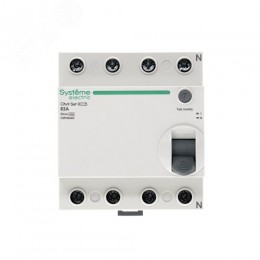 Выключатель дифференциального тока (ВДТ) 63А 4P 30мА Тип-AC 400В City9 Set