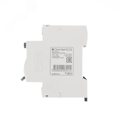 Выключатель дифференциального тока селективный (ВДТ/УЗО) 63А 2P 100мА A-S 230В City9 Set
