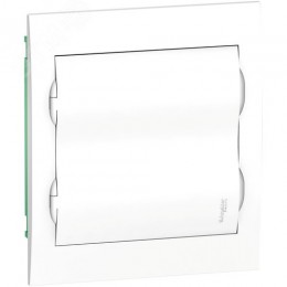 Щит распределительный встраиваемый белый City9 (ЩРв-П-24) дверь белая на 24 модуля IP40