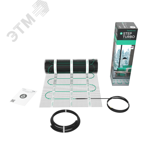 Теплый пол (мат нагревательный) STEP TURBO STM200010, 200 Вт/м2, 200 Вт, 1 м2