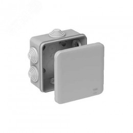 Коробка распределительная 100х100х50мм IP55 серая