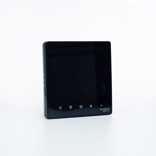 ARTGALLERY ТЕРМОСТАТ программируемый с Wi-Fi для электрического теплого пола, 16 А, моноблочный, ЧЕРНЫЙ