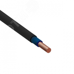 Кабель силовой ВВГнг(А)-LS 1х4 желто-зеленый      100м бухта ТРТС