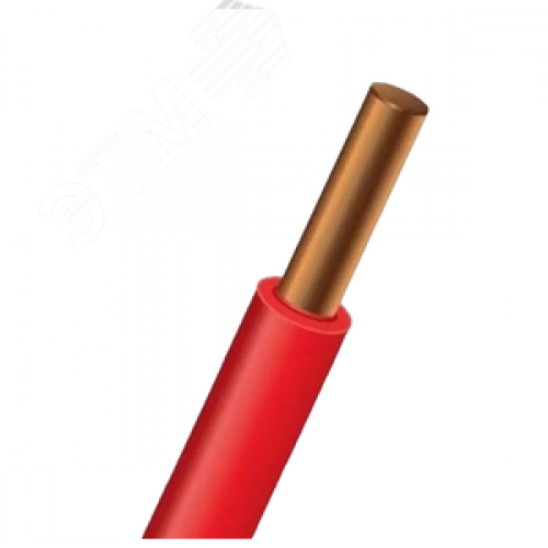 Провод силовой ПуВ-нг(А)-LS 1х10 красный 150 м ТРТС