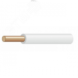 Провод силовой ПуВ-нг(А)-LS 1х1.5 белый 500 м ТРТС