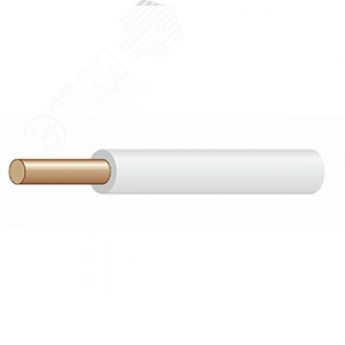 Провод силовой ПуВ-нг(А)-LS 1х10 белый 150 м ТРТС