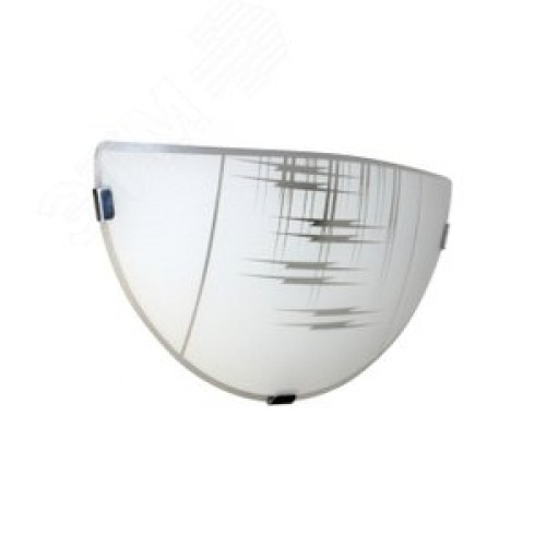 Светильник НББ-21-60 М19 Элегант 300/2 матовый белый /клипсы штамп металлик индивидуальная упаковка