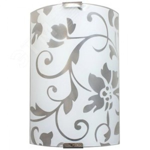 Светильник НББ-21-60 М21 Эрика 150х220 матовый белый/клипсы штамп металлик индивидуальная упаковка