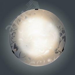 Светильник НПБ-01-2х60-139 М16 Эрика 300 матовый белый /клипсы штамп металлик индивидуальная упаковка