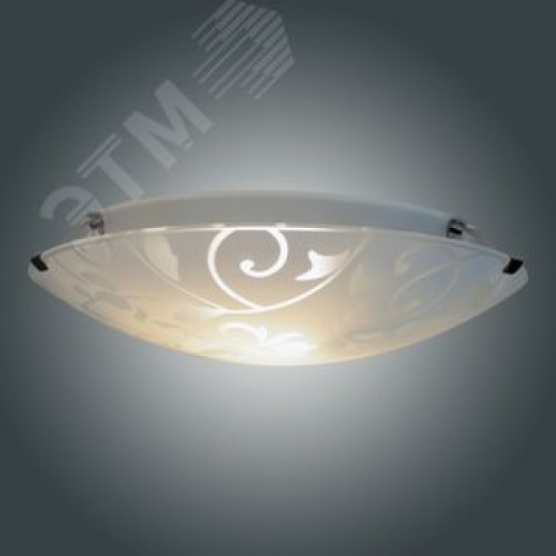 Светильник НПБ-01-2х60-139 М16 Эрика 300 матовый белый /клипсы штамп металлик индивидуальная упаковка