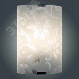 Светильник НББ-21-60 М21 Эрика 150х220 матовый белый/клипсы штамп металлик индивидуальная упаковка