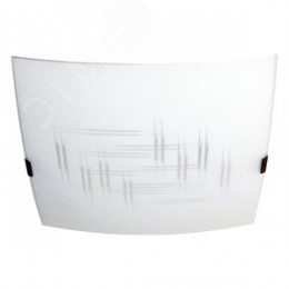 Светильник НПБ-09-60-003 М83 Элегант матовый белый клипсы штамп металлик ИУ