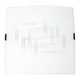 Светильник НПБ-09-60-003 М83 Элегант матовый белый клипсы штамп металлик ИУ