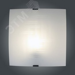 Светильник НПБ-09-60-003 М83 Элегант матовый белый клипсы штамп металлик ИУ