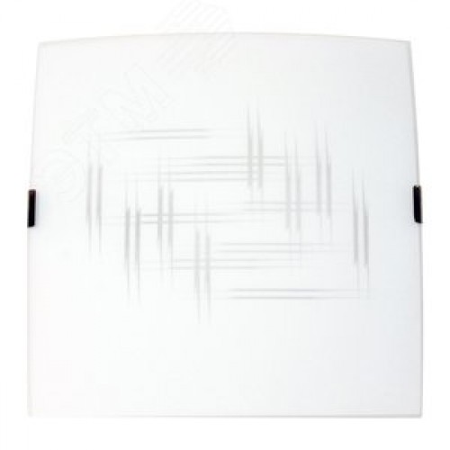 Светильник НПБ-09-60-003 М83 Элегант матовый белый клипсы штамп металлик ИУ