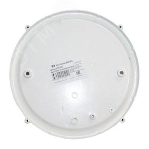 Светильник НПП-03-100-009 IP65 Банник 1101 Круг большой матовый/корпус белый