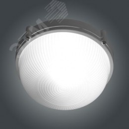 Светильник НПП-03-60-013 IP65 Банник 1301 Круг малый матовый корпус белый