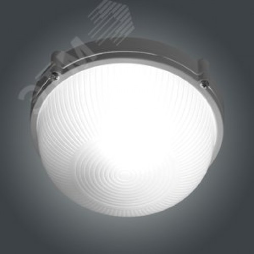 Светильник НПП-03-60-013 IP65 Банник 1301 Круг малый матовый корпус белый