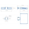 Светильник светодиодный ДКУ-98W IP67 13806Лм 5000К КСС W LC F2
