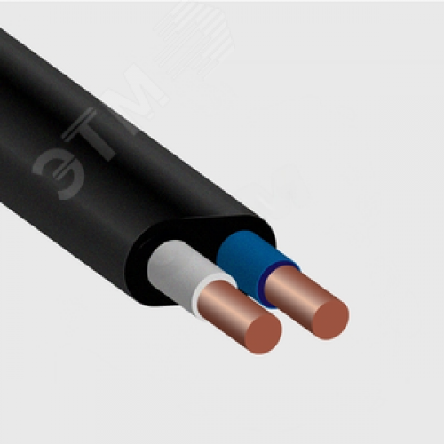 Кабель силовой ВВГнг(А) 2х2.5-0.660 плоский однопроволочный       ТРТС