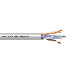 Витая пара U/UTP 4PR 23AWG Cat.6 PVC неэкранированная(DCM Test Report) Польша