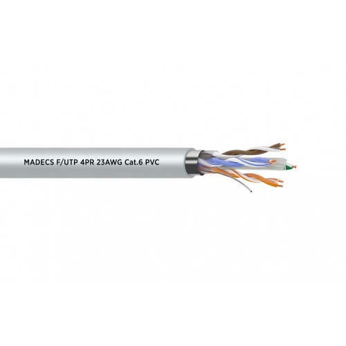 Витая пара F/UTP 4PR 23AWG Cat.6 PVC экранированная(DCM Test Report) Польша