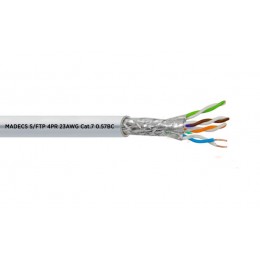 Витая пара S/FTP 4PR 23AWG Cat.7 PVC экранированная внутренняя(DCM Test Report) Польша
