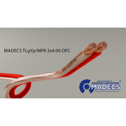 Кабель акустический TLgYp/MFR 2x4.00 прозрачный Польша