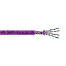 Витая пара S/FTP 4PR 23AWG Cat.7 LSZH(LSOH) экранированная с ограниченным выделением дыма(DCM Test Report) Польша