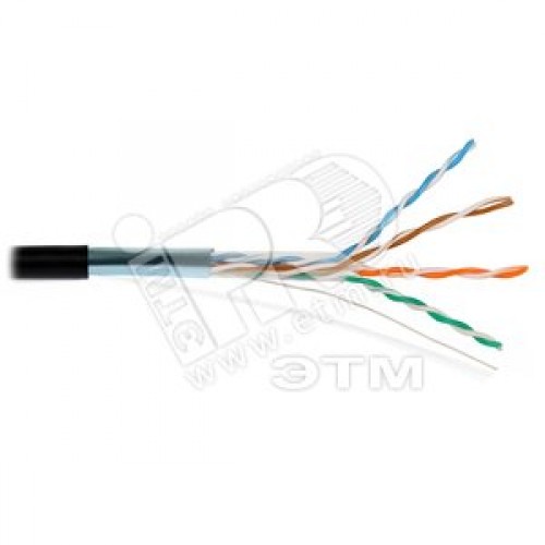 Витая пара F/UTPz 4PR 24AWG Cat.5e OUTDOOR Наружная экранированная(DCM Test Report) Польша