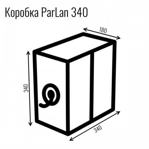 Витая пара ParLan U/UTP Cat 5e 2х2х0.52 PVC (305м)