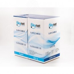 Витая пара U/UTP кат 5e 2х2х0.46 AWG24 Light PVC IN