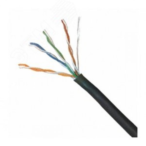 Витая пара U/UTP кат 5e 4х2х0.48 AWG24 Standart PE OUT