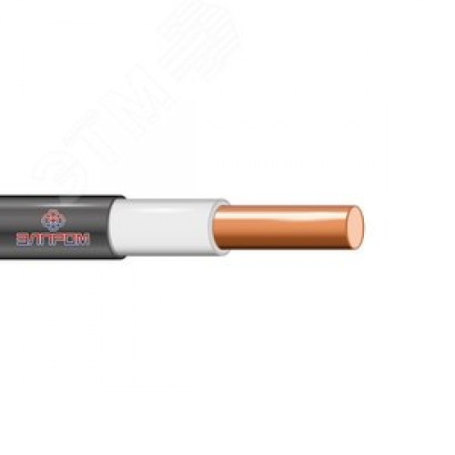 Кабель ВВГ нг(А)LS 1х4.0 0.66кВ голубой (бухта)