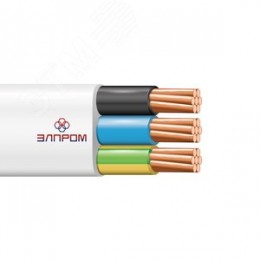 Шнур ШВВП 3х0.75 белый(100м) ТРТС