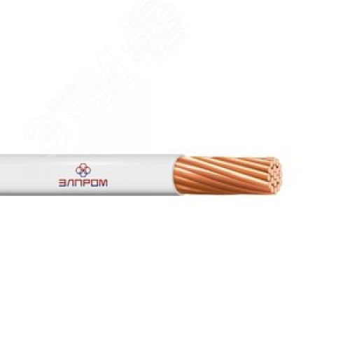 Провод силовой ПуГП нг(А)HF 1х6 черный (бухта) ТРТС