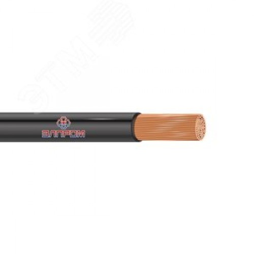 Провод силовой ПуГВ нг(А)LS 1х0.75  черный (бухта)  ТРТС