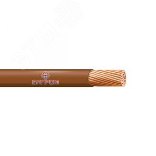 Провод силовой ПуГВ нг(А)LS 1х6 коричневый(бухта) ТРТС