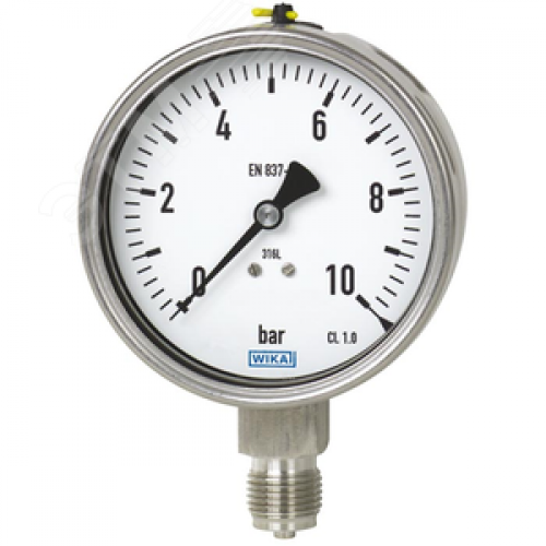 Манометр стандартного исполнения радиальный 232.50.100 25 бар G1/2B кл.т. 1.0,гидрозаполненный