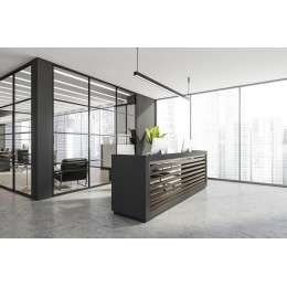 Светильник светодиодный Angusta High 1505x35x90 мм подвесной 30 Вт 3000 К IP40 RAL9005 черный муар с рассеивателем опал