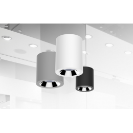Светильник LED Downlight круглый накладной 125х135 18W 4000K 35 град
