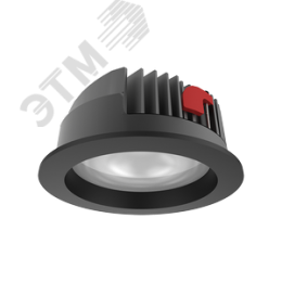Светильник светодиодный ДВО-10Вт 1000Лм 4000К DL-PRO IP65 Черный
