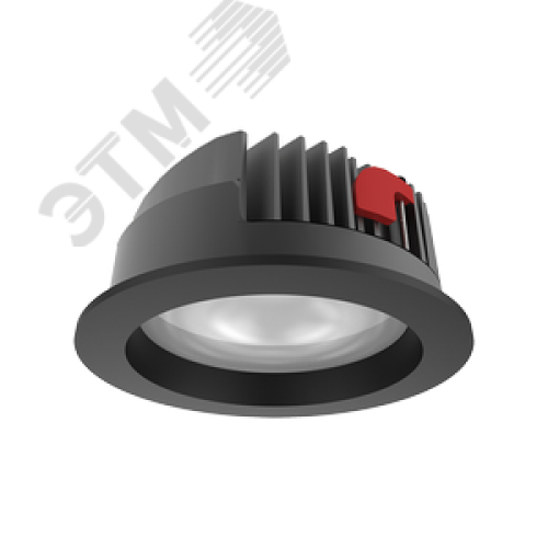 Светильник светодиодный ДВО-10Вт 1000Лм 4000К DL-PRO IP65 Черный