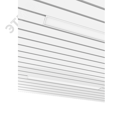 Светильник светодиодный ДВО-36Вт IP20 3300Лм 5000К AL220 для реечных потолков 1170х100х50мм