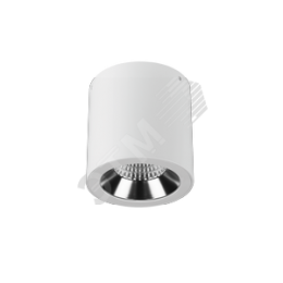 Светильник LED Downlight круглый накладной 125х135 18W 4000K 35 град