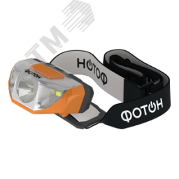 Фонарь налобный светодиодный на батарейках SH-400 1W, батарейки в комплекте