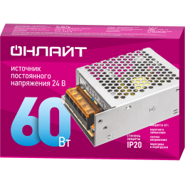 Драйвер 60w OD-P60-IP20-24V