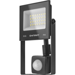 Прожектор светодиодный ДО-30w с ИК датчиком 6500К 2400Лм IP65